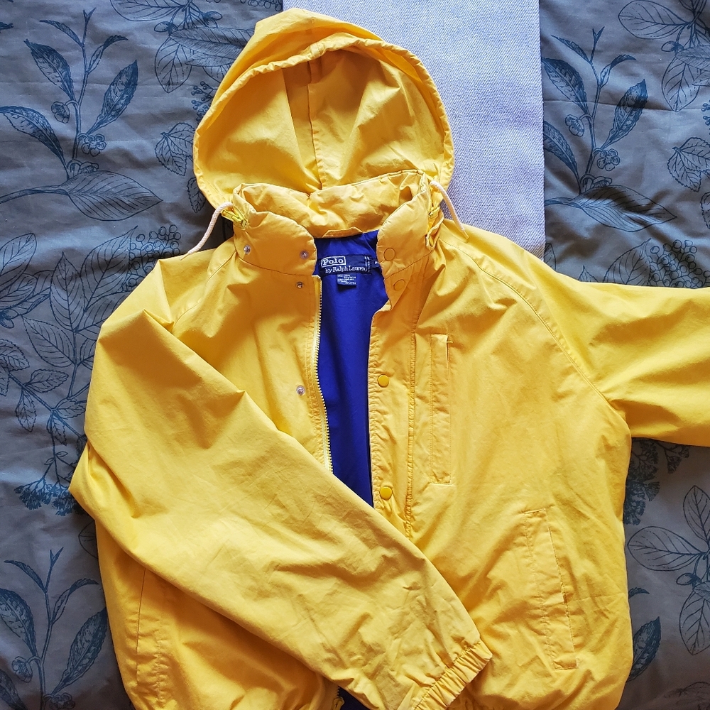 3/50$ ○ POLO RALPH LAUREN VINTAGE YELLOW JACKET SIZE M
